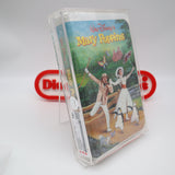 WALT DISNEY'S MARY POPPINS - CAS GRADED 75+! NEW & Factory Sealed with Authentic 3-Sided Seam! (VHS)