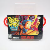 PORKY PIG'S HAUNTED HOLIDAY (HALLOWEEN GAME!) NEW & Factory Sealed with Authentic H-Overlap Seam! (SNES Super Nintendo)