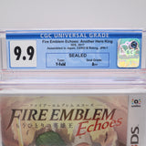 FIRE EMBLEM ECHOES: ANOTHER HERO KING (Japanese Version!) CGC GRADED 9.9 A++! NEW & Factory Sealed! (Nintendo 3DS)