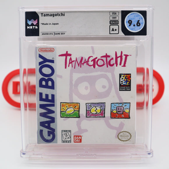TAMAGOTCHI - WATA GRADED 9.6 A+! NEW & Factory Sealed with Authentic H-Seam! (Game Boy Original)