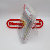 GALAGA: DEMONS OF DEATH - ROUND SOQ! PSA / WATA GRADED 8.0 B! NEW & Factory Sealed with Authentic H-Seam! (NES Nintendo)