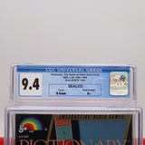 PICTIONARY: THE GAME OF VIDEO QUICK DRAW - CGC GRADED 9.4 A+! NEW & Factory Sealed with Authentic H-Seam! (NES Nintendo)