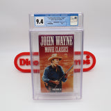 JOHN WAYNE: MOVIE CLASSICS VOLUME II 2 - CGC GRADED 9.4 A+! NEW & Factory Sealed with Authentic H-Overlap Seam! (VHS)