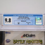 BATTLE MONSTERS - CGC GRADED 9.8 A+! NEW & Factory Sealed! (Sega Saturn)