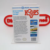 HOOPS - AMAZING CONDITION! NEW & Factory Sealed with Authentic H-Seam! (NES Nintendo)