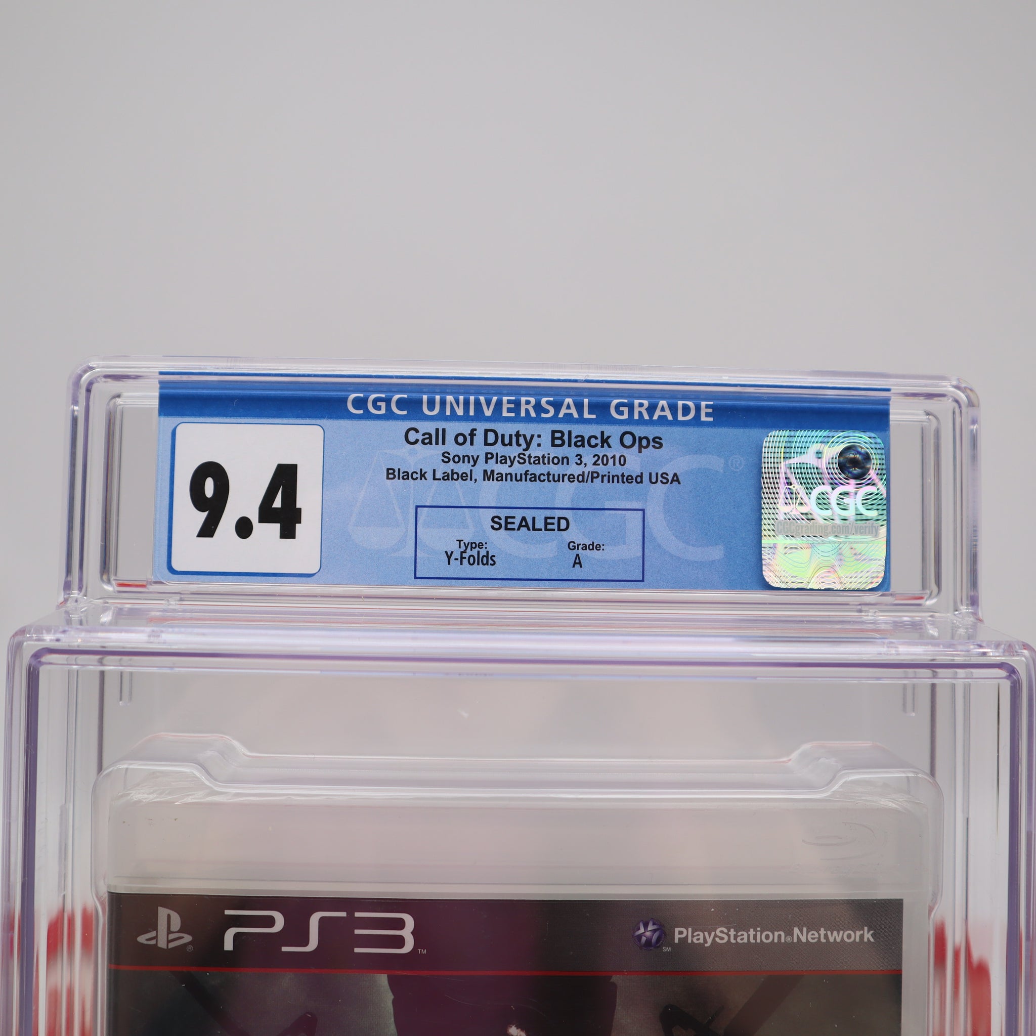 CALL OF DUTY: BLACK OPS - CGC GRADED 9.4 A! NEW & Factory Sealed