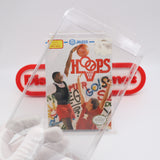 HOOPS - AMAZING CONDITION! NEW & Factory Sealed with Authentic H-Seam! (NES Nintendo)