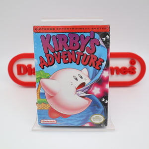 KIRBY'S ADVENTURE - USA VERSION! NEW & Factory Sealed with Authentic H-Seam! (NES Nintendo)