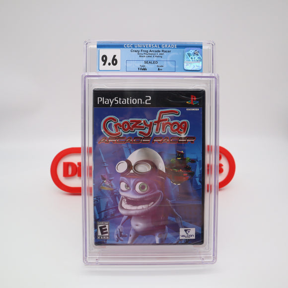 CRAZY FROG ARCADE RACER - CGC GRADED 9.6 A++! NEW & Factory Sealed! (PS2 PlayStation 2)