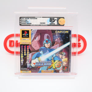ROCKMAN X6 / MEGAMAN 16 - VGA GRADED 85+ NM+ GOLD QUALIFIED! NEW & UNUSED! (PS1 PlayStation 1)