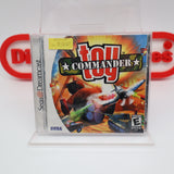TOY COMMANDER - NEW & Factory Sealed with Authentic Y-Fold Seal! (Sega Dreamcast)
