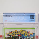 SONIC THE HEDGEHOG: GENERATIONS - GRADED CGC 10 A+! NEW & Factory Sealed! (XBox 360)