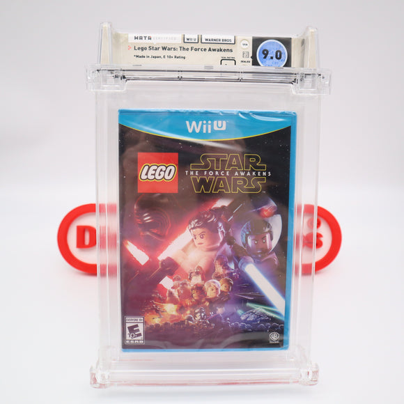 LEGO STAR WARS: THE FORCE AWAKENS - WATA GRADED 9.0 A+! NEW & Factory Sealed! (Nintendo Wii U)