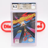 ROAD BLASTERS / ROADBLASTERS - CGC PEDIGREE GRADED 9.2 A+! NEW & Factory Sealed with Authentic H-Seam! (NES Nintendo)