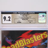 ROAD BLASTERS / ROADBLASTERS - CGC PEDIGREE GRADED 9.2 A+! NEW & Factory Sealed with Authentic H-Seam! (NES Nintendo)
