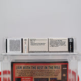 BULLS VERSUS BLAZERS AND THE NBA PLAYOFFS - EA SPORTS LIMITED EDITION! WATA GRADED 7.0 A! NEW & Factory Sealed! (Sega Genesis)