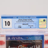 ARMY CORPS OF HELL - GRADED CGC 10 A+! NEW & Factory Sealed! (Playstation PS VITA)