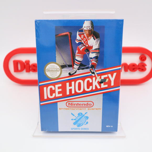 ICE HOCKEY - AMAZING CONDITION! NEW & Factory Sealed with Authentic H-Seam! (NES Nintendo)