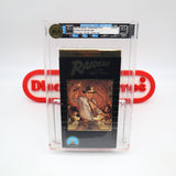 INDIANA JONES: RAIDERS OF THE LOST ARK - SPECIAL COLLECTOR'S SERIES! IGS GRADED 8.5 BOX & 8.5 SEAL! NEW & Factory Sealed with Authentic V-Overlap Seam! (VHS)