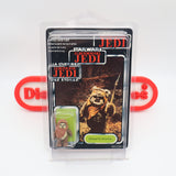 WICKET W. WARRICK - TRI-LOGO 79 BACK - NEW Authentic & Factory Sealed + STAR CASE! (MOC Vintage Star Wars Figure)