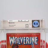 X-MEN'S WOLVERINE - WATA GRADED 9.4 A! NEW & Factory Sealed with Authentic H-Seam! (NES Nintendo)