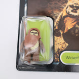 WICKET W. WARRICK - TRI-LOGO 79 BACK - NEW Authentic & Factory Sealed + STAR CASE! (MOC Vintage Star Wars Figure)