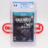 CALL OF DUTY: GHOSTS - CGC GRADED 9.8 A++! NEW & Factory Sealed! (Nintendo Wii U)