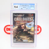 CALL OF DUTY 2 II: BIG RED ONE - CGC GRADED 9.4 A+! NEW & Factory Sealed! (PS2 PlayStation 2)