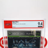 HALO WARS PLATINUM w/ BONUS CONTENT! PSA/WATA GRADED 9.4 B+! NEW & Factory Sealed! (XBox 360)