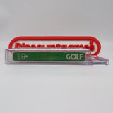 GOLF (Hangtab Box!) CGC GRADED 7.0! NEW & Factory Sealed! (Atari 2600)