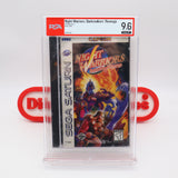 NIGHT WARRIORS: DARKSTALKERS' REVENGE - PSA/WATA GRADED 9.6 B+! NEW & Factory Sealed! (Sega Saturn)