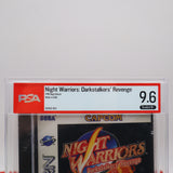 NIGHT WARRIORS: DARKSTALKERS' REVENGE - PSA/WATA GRADED 9.6 B+! NEW & Factory Sealed! (Sega Saturn)