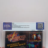 NIGHT WARRIORS: DARKSTALKERS' REVENGE - PSA/WATA GRADED 9.6 B+! NEW & Factory Sealed! (Sega Saturn)