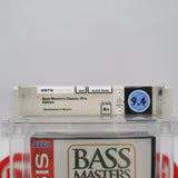 BASS MASTERS CLASSIC FISHING - PRO EDITION - WATA GRADED 9.4 A+! NEW & Factory Sealed! (Sega Genesis)
