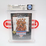 AMERICAN GLADIATORS - WATA GRADED 8.5 A! NEW & Factory Sealed! (Sega Genesis)