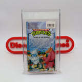 TEENAGE MUTANT NINJA TURTLES / TMNT: ATTACK OF THE BIG MACC - VGA GRADED 85 NM+ SILVER! NEW & Factory Sealed with Authentic V-Overlap Seam! (VHS)