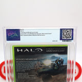 HALO: COMBAT EVOLVED ANNIVERSARY EDITION - PSA/WATA GRADED 9.6 A+! NEW & Factory Sealed! (XBox 360)