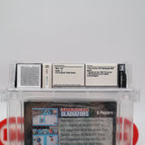 AMERICAN GLADIATORS - WATA GRADED 8.5 A! NEW & Factory Sealed! (Sega Genesis)