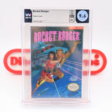 ROCKET RANGER - WATA GRADED 9.6 A+! NEW & Factory Sealed with Authentic H-Seam! (NES Nintendo)