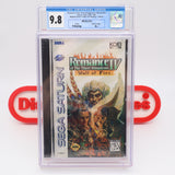 ROMANCE OF THE THREE KINGDOMS IV 4: WALL OF FIRE - CGC GRADED 9.8 A++! NEW & Factory Sealed! (Sega Saturn)
