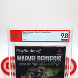 MARVEL NEMESIS: RISE OF THE IMPERFECTS - PSA/WATA GRADED 9.8 A++! NEW & Factory Sealed! (PS2 PlayStation 2)