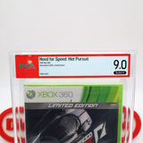 NEED FOR SPEED: HOT PURSUIT LIMITED EDITION - PSA/WATA GRADED 9.0 A! NEW & Factory Sealed! (XBox 360)
