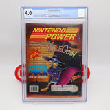 NINTENDO POWER ISSUE #36 - DARKWING DUCK COVER! CGC GRADED 4.0
