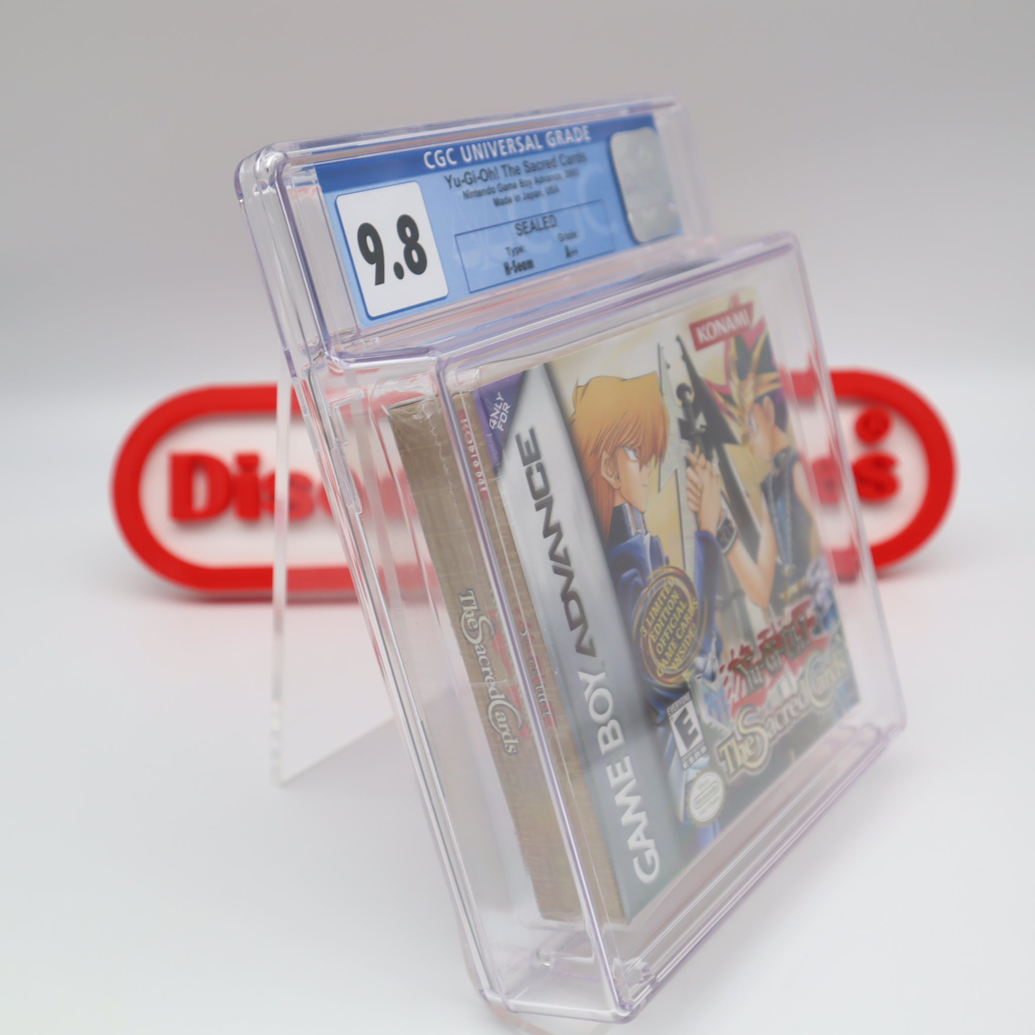 YU-GI-OH! THE SACRED CARDS - CGC GRADED 9.8 A++! NEW & Factory Sealed! DiscountGamesOnline YU-GI-OH! THE SACRED CARDS - CGC GRADED 9.8 A++! NEW & Factory Sealed! DiscountGamesOnline