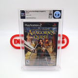 THE LORD OF THE RINGS: ARAGORN'S QUEST - WATA GRADED 9.8 A++! NEW & Factory Sealed! (PS2 PlayStation)
