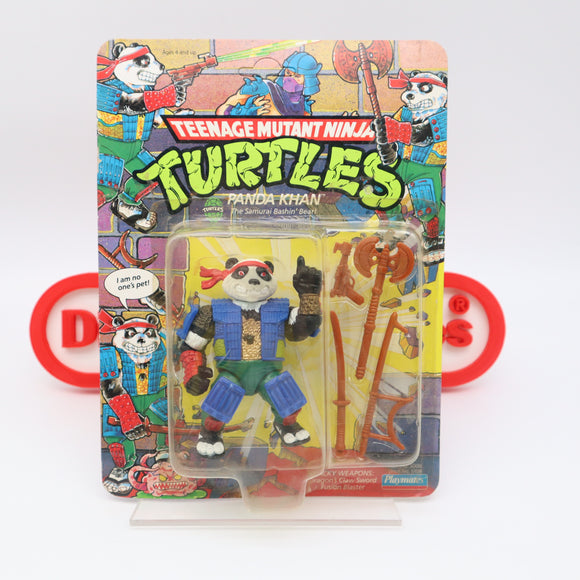 PANDA KHAN - 1990 PLAYMATES - NEW Authentic & Factory Sealed! (MOC Vintage TMNT Figure)
