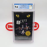 CATS: THE MUSICAL (1998 Clamshell Case Version!) CGC GRADED 9.6 B! NEW & Factory Sealed with Authentic H-Overlap Seam! (VHS)