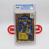WALT DISNEY'S PETER PAN - CGC GRADED 9.4 A+! NEW & Factory Sealed with Authentic H-Overlap Seam! (VHS)