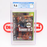TOM CLANCY'S RAINBOW SIX 3 III - CGC GRADED 9.6 A++! NEW & Factory Sealed! (XBOX)