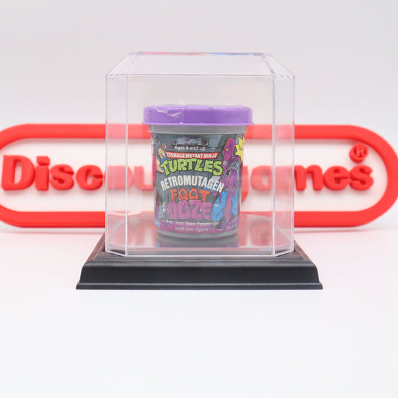 RETROMUTAGEN FOOT OOZE - 1990 PLAYMATES - NEW Authentic & Factory Sealed + DISPLAY CASE! (MOC Vintage TMNT Figure)